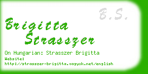 brigitta strasszer business card